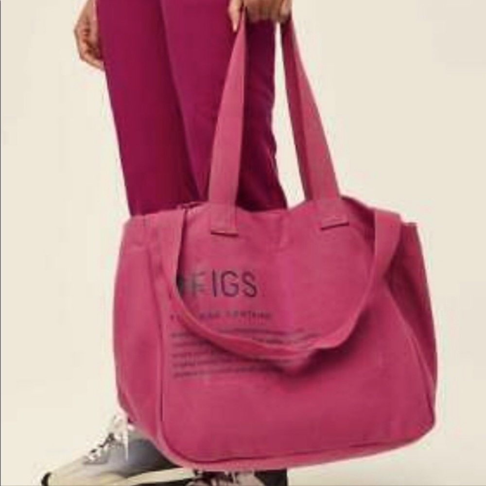 FIG: Raspberry sorbet canvas bag